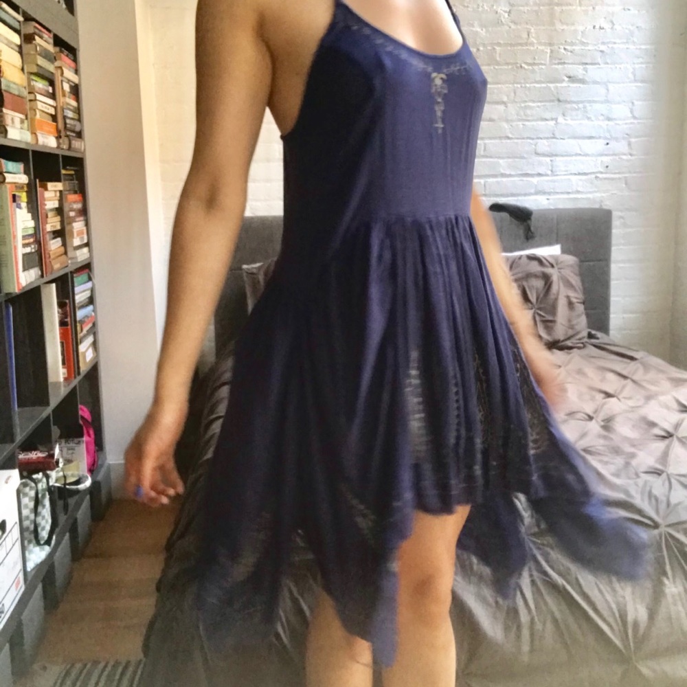**5/$25** Free People blue boho dress!